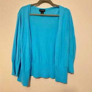 Lane Bryant Women's Vibrant Blue Cardigan